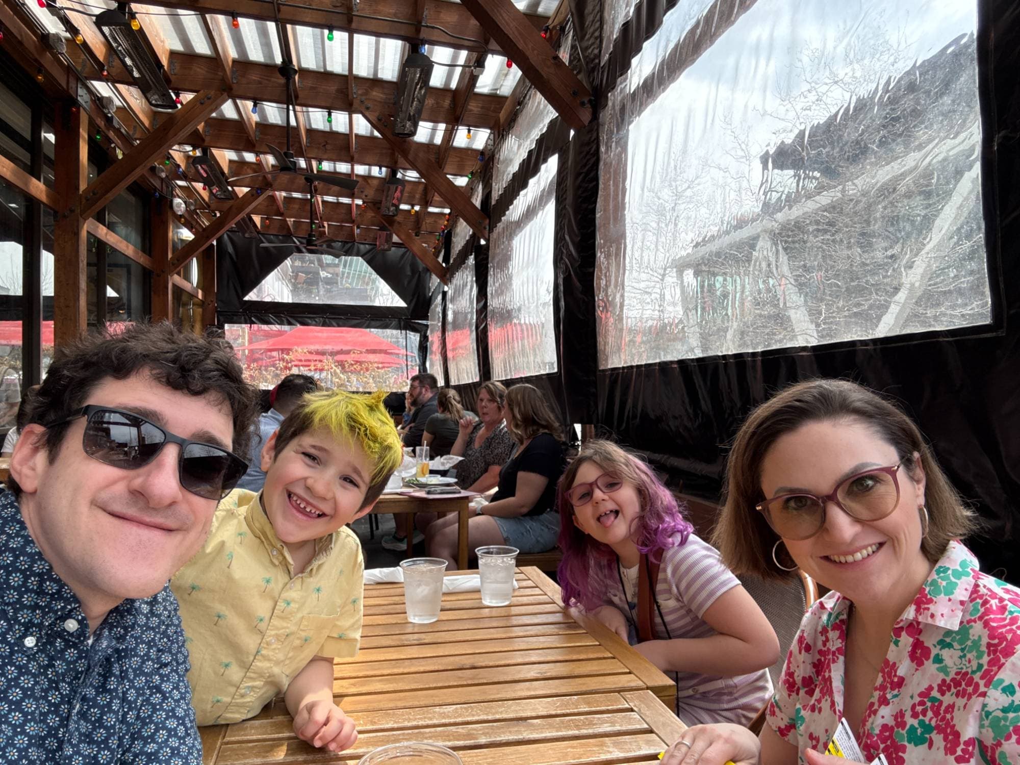 Boris Barash with his family